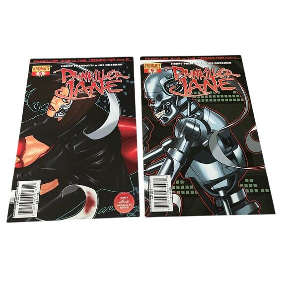 Dynamite Painkiller Jane #4 & 5 Jimmy Palmiotti & Joe Quesada - Picture 1 of 12
